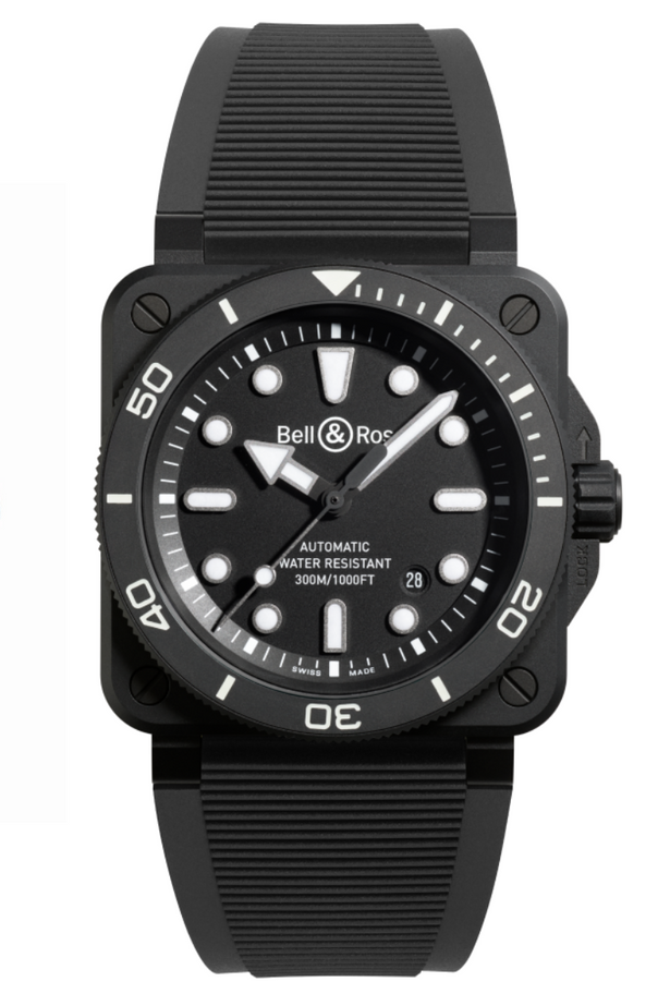 Bell & Ross BR03 Diver 42mm Ceramic BR03A-D-BL-CE/SRB