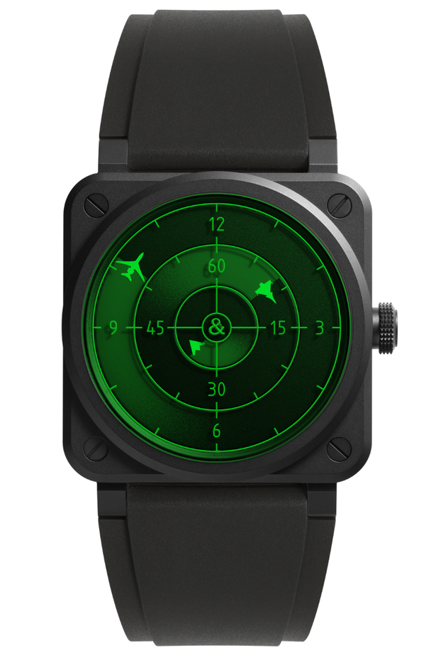 Bell & Ross BR03 Green Radar Ceramic BR03A-GRDR-CE/SRB