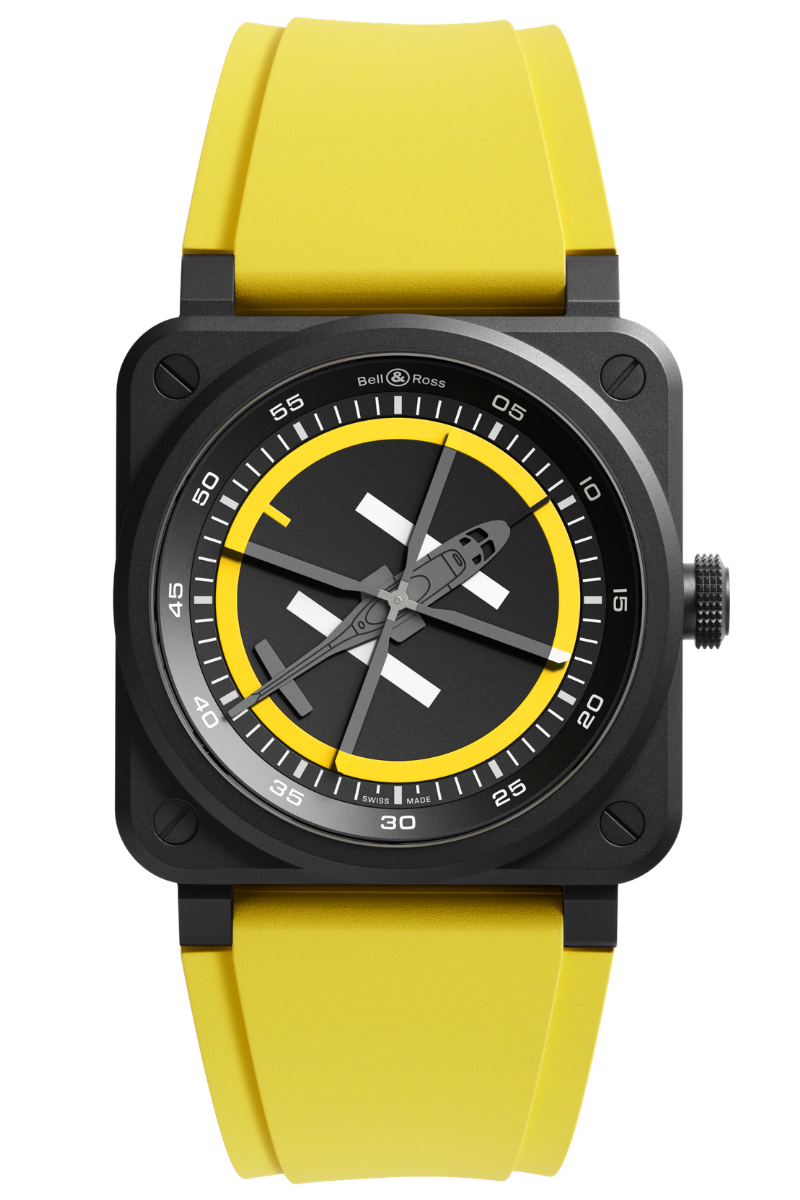 Bell & Ross BR03 Helipad Limited Edition BR03A-HE-CE/SRB