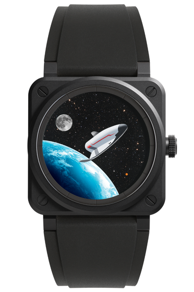 Bell & Ross BR03 Space Mission Ceramic Limited Edition BR03A-SPM-CE/SRB