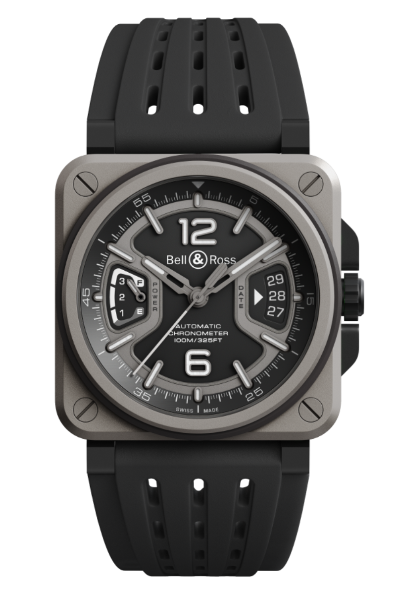 Bell & Ross BR-X3 41mm Titanium BRX3R-BL-TI/SRB