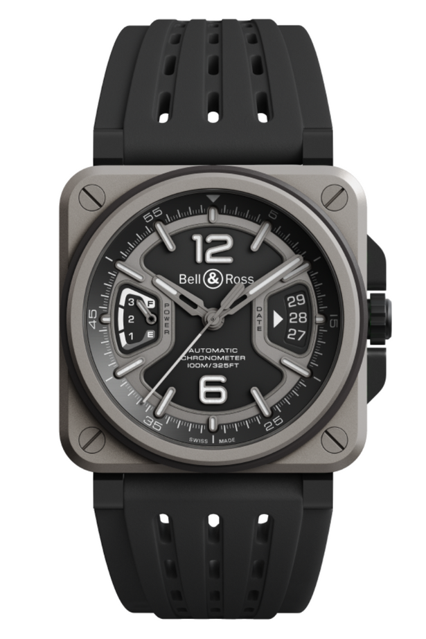 Bell & Ross BR-X3 41mm Titanium BRX3R-BL-TI/SRB