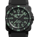 Bell & Ross BR03 Diver 42mm Ceramic Limited Edition BR03A-D-OL-CE/SRB