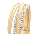 Marco Bicego Masai Five Strand Coil Bracelet With Diamond Pavé Bands