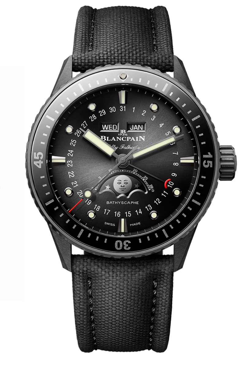 Blancpain Fifty Fathoms Bathyscaphe Complete Calendar Ceramic 5054 0130 B52A