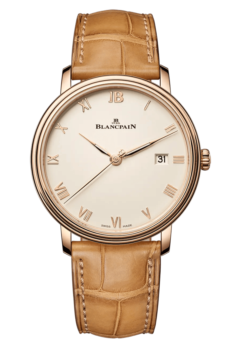 Blancpain Villeret Extraplate 38mm Red Gold 6224N 3642 55B