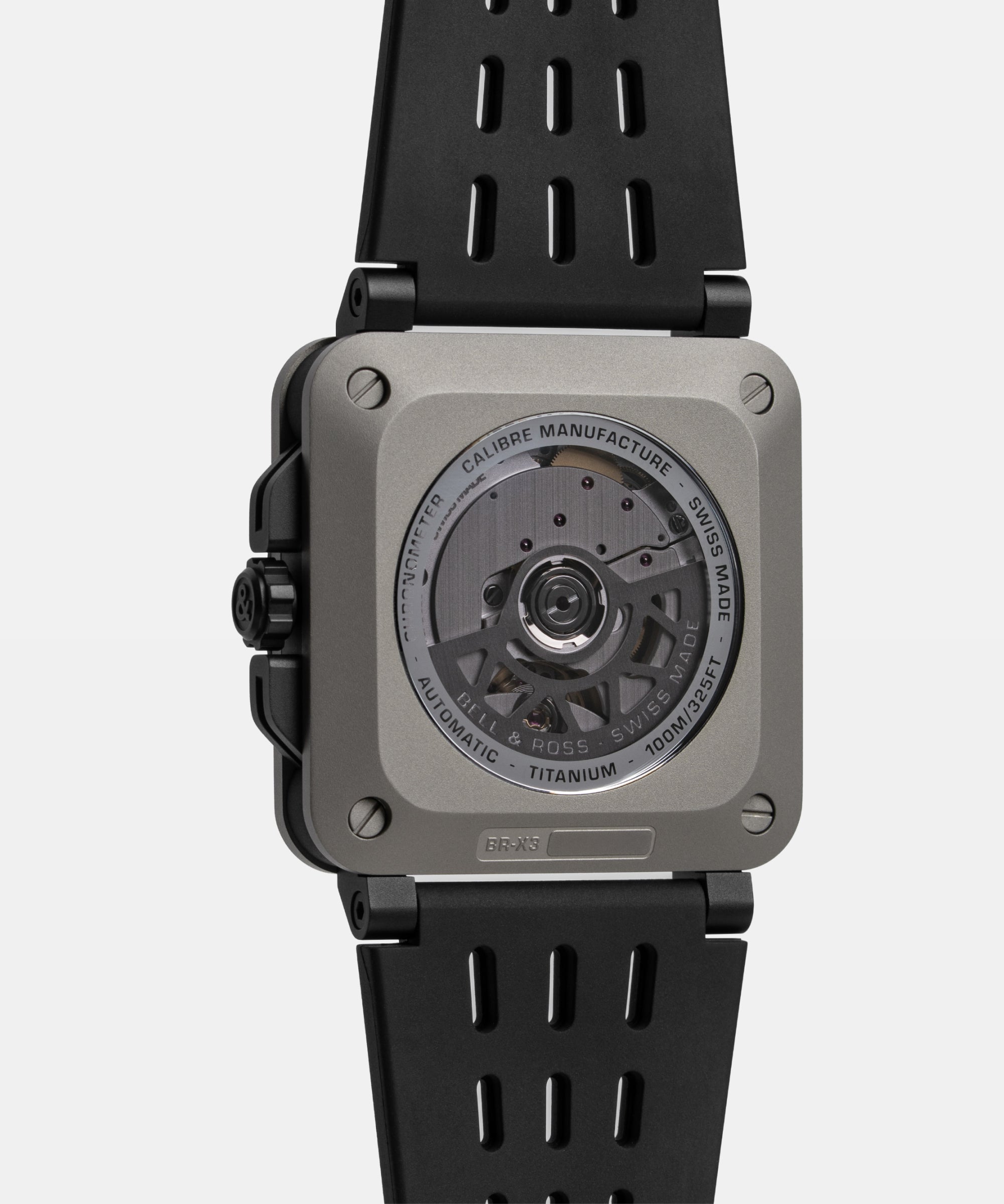 Bell & Ross BR-X3 41mm Titanium BRX3R-BL-TI/SRB