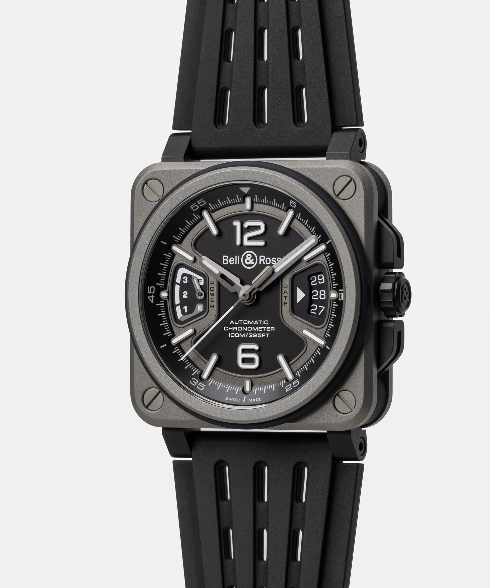Bell & Ross BR-X3 41mm Titanium BRX3R-BL-TI/SRB