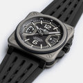 Bell & Ross BR-X3 41mm Titanium BRX3R-BL-TI/SRB
