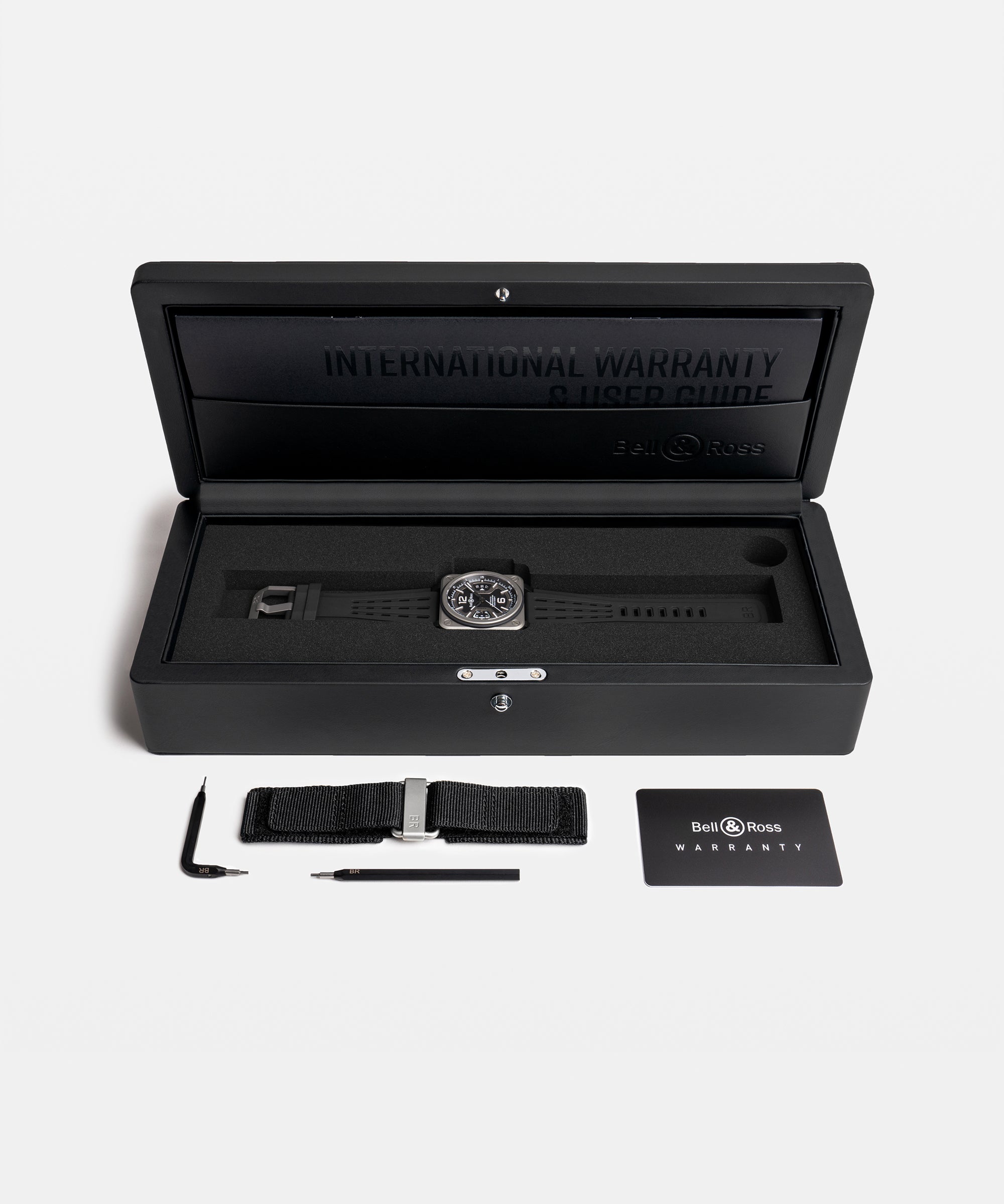 Bell & Ross BR-X3 41mm Titanium BRX3R-BL-TI/SRB
