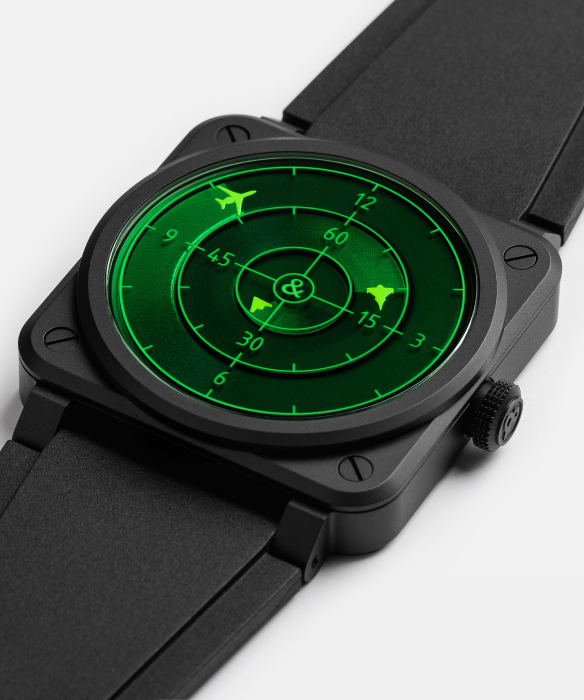 Bell & Ross BR03 Green Radar Ceramic BR03A-GRDR-CE/SRB