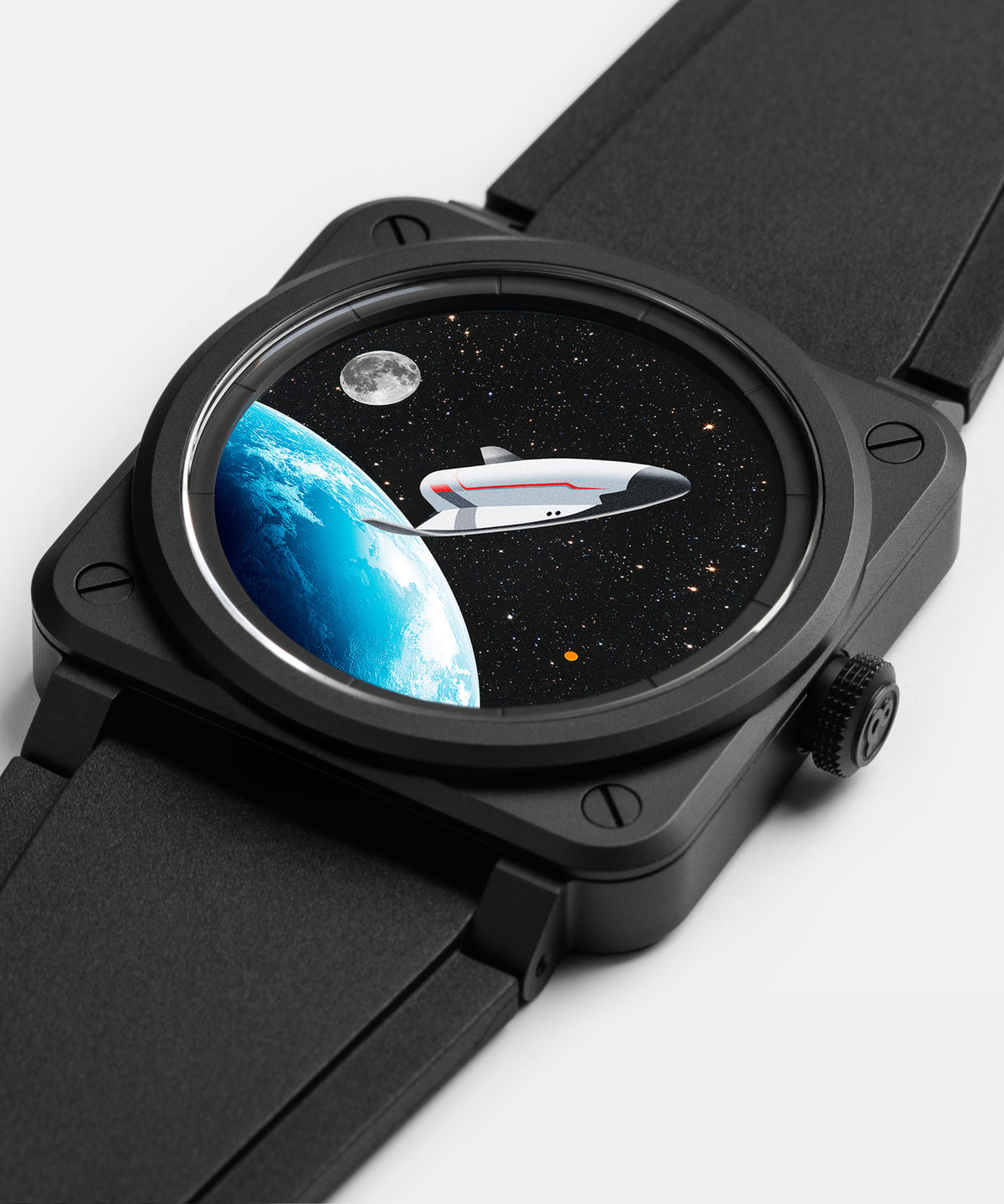 Bell & Ross BR03 Space Mission Ceramic Limited Edition BR03A-SPM-CE/SRB