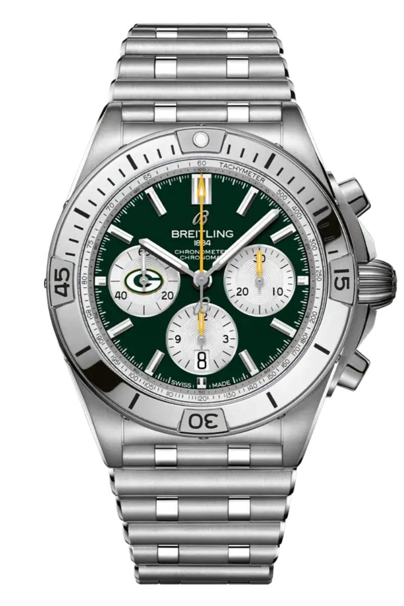 Breitling Chronomat B01 42 Green Bay Packers NFL Edition AB01342B1L1A1