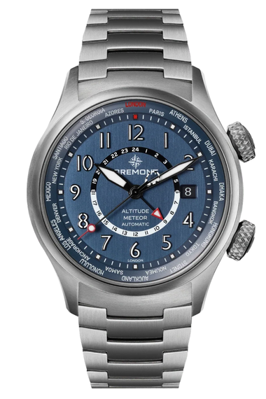Bremont Altitude MB Meteor GMT Time Zones ALT42-MT-TI-BLBL-B
