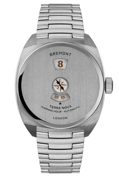 Bremont Terra Nova Jumping Hour 38mm TN38-JH-SS-CC-B – Topper Fine