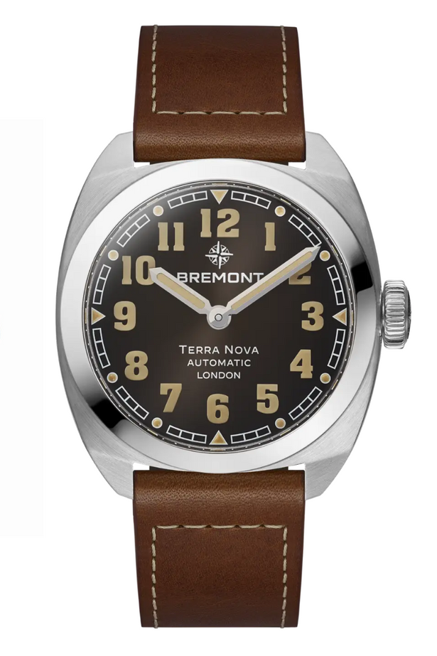 Bremont Terra Nova 38mm TN38-ND-SS-BK-L-S