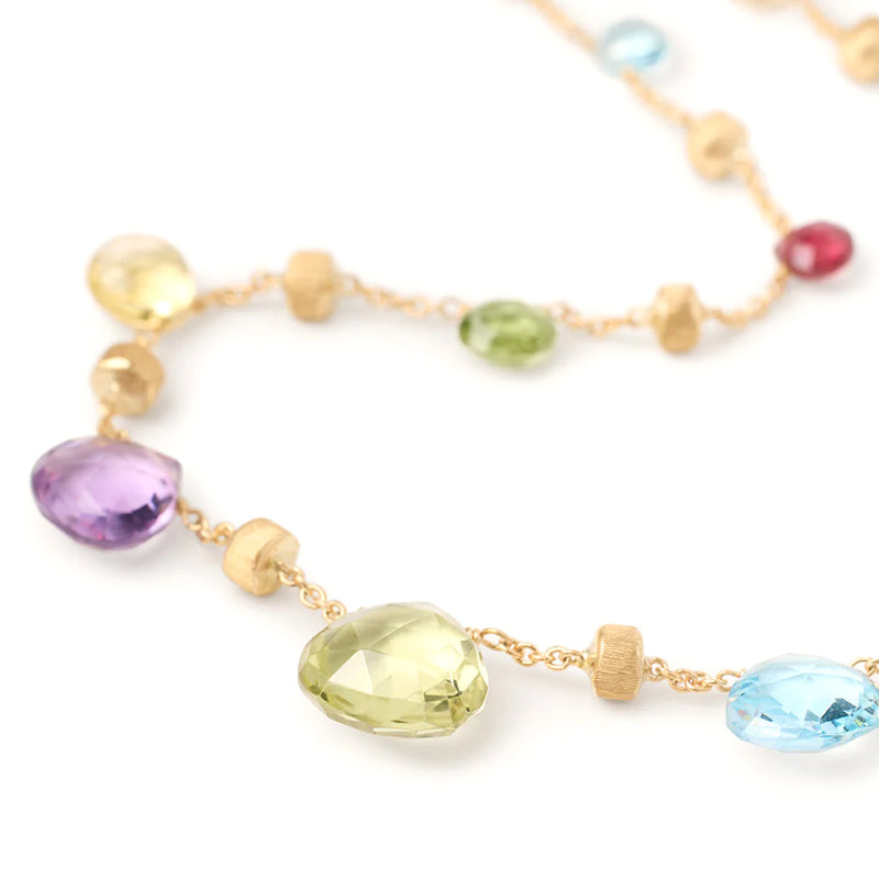 Marco Bicego Paradise Gemstone Graduated Necklace