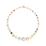 Marco Bicego Jaipur Color Graduated Gemstone Collar Necklace