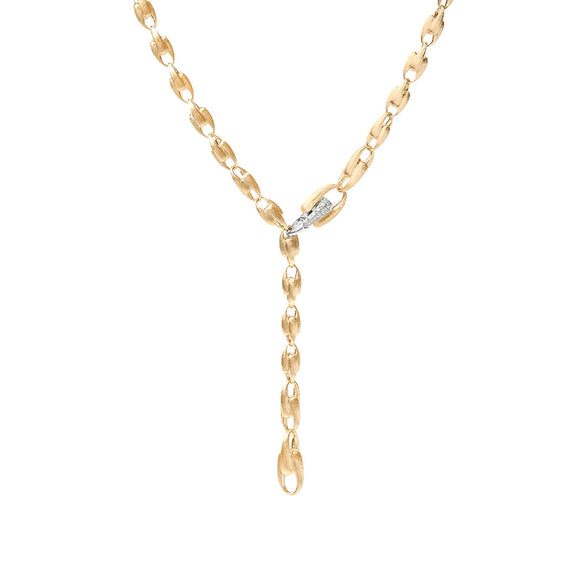 Marco Bicego Lucia Link Lariat Necklace With Diamond Clasp