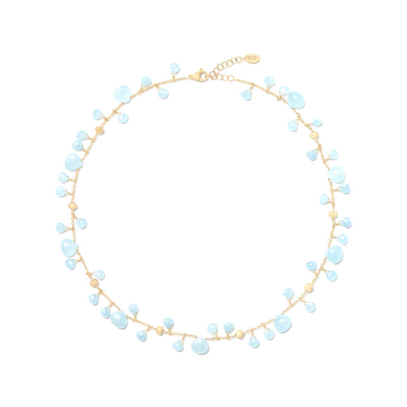 Marco Bicego Paradise Single Strand Aquamarine Necklace