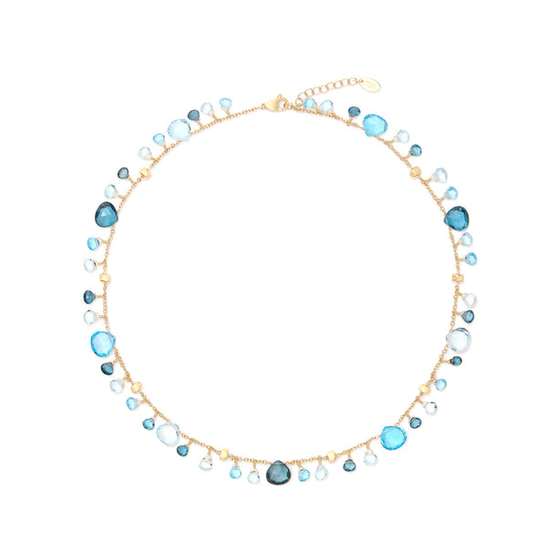 Marco Bicego Paradise Mixed Topaz Single Strand Necklace