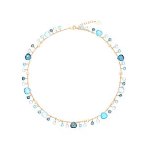 Marco Bicego Paradise Mixed Topaz Single Strand Necklace