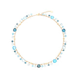 Marco Bicego Paradise Mixed Topaz Single Strand Necklace