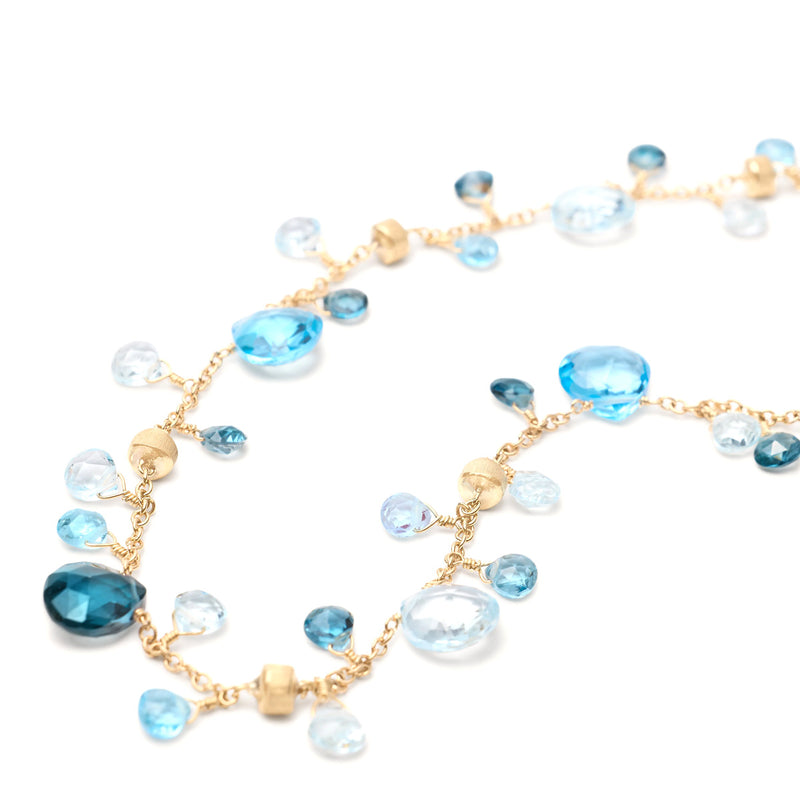 Marco Bicego Paradise Mixed Topaz Single Strand Necklace