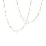 Marco Bicego Paradise Aquamarine Long Necklace