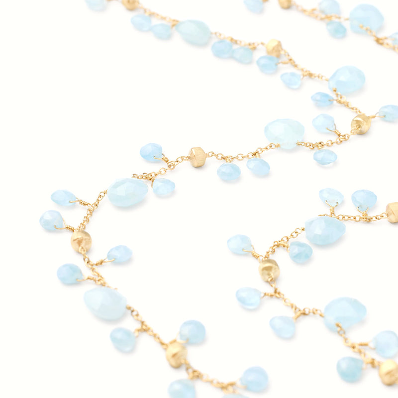 Marco Bicego Paradise Aquamarine Long Necklace