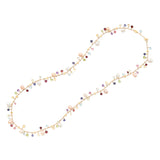 Marco Bicego Paradise Long Gemstone Necklace with Freshwater Pearls