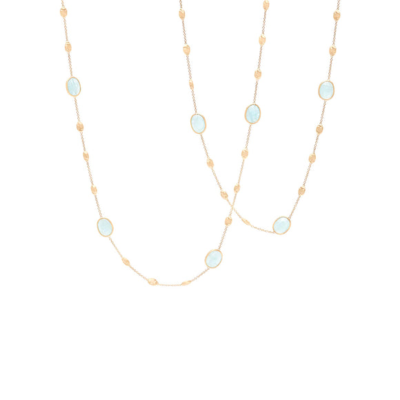 Marco Bicego Siviglia Aquamarine Long Necklace