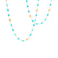 Marco Bicego Siviglia Long Necklace with Turquoise