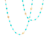 Marco Bicego Siviglia Long Necklace with Turquoise