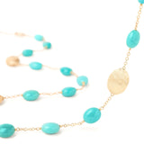 Marco Bicego Siviglia Long Necklace with Turquoise