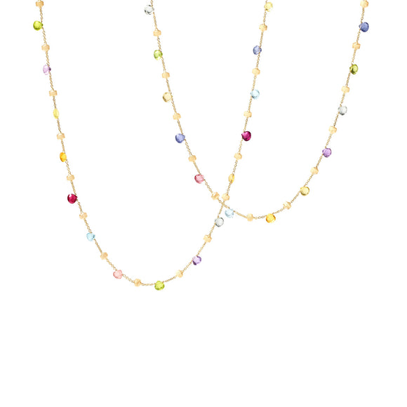 Marco Bicego Paradise Mixed Gemstone Long Necklace