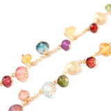 Marco Bicego Africa Single-Strand Mixed Gemstone Necklace