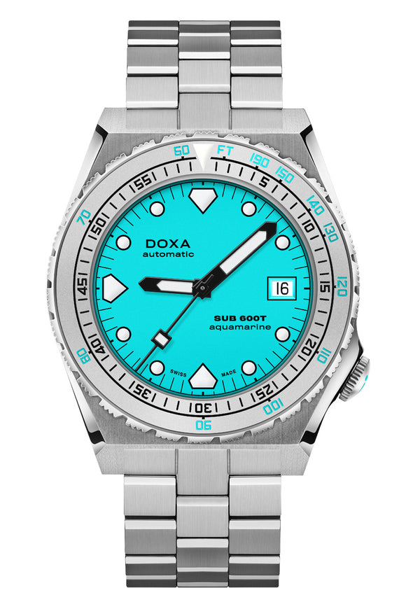 Doxa SUB 200 C-Graph Aquamarine Chronograph Automatic Blue Dial Men's Watch  798.10.241.10 - Watches, Sub 200 C-Graph Aquamarine - Jomashop