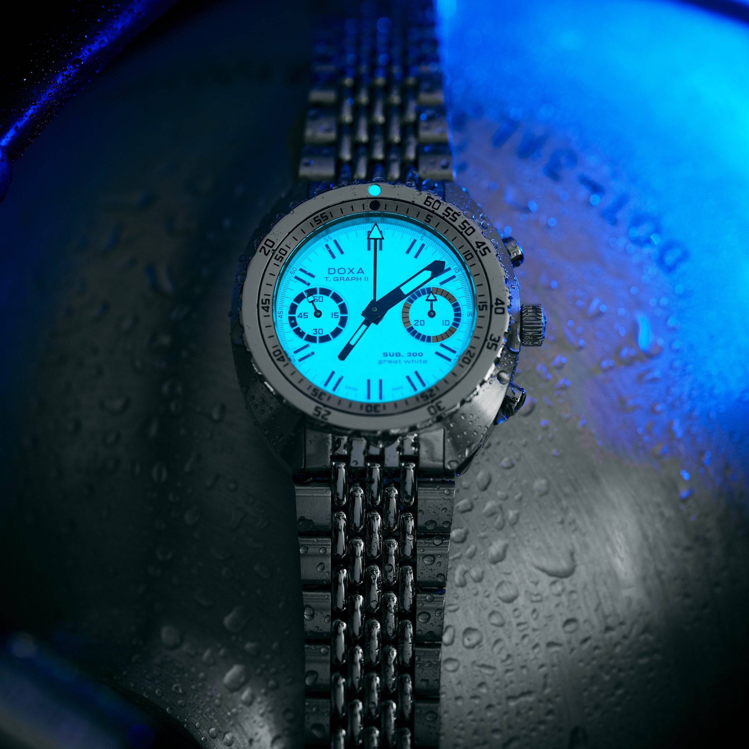 Doxa SUB T.GRAPH II 'Great White' Topper Edition 806.10.011.10-SE9