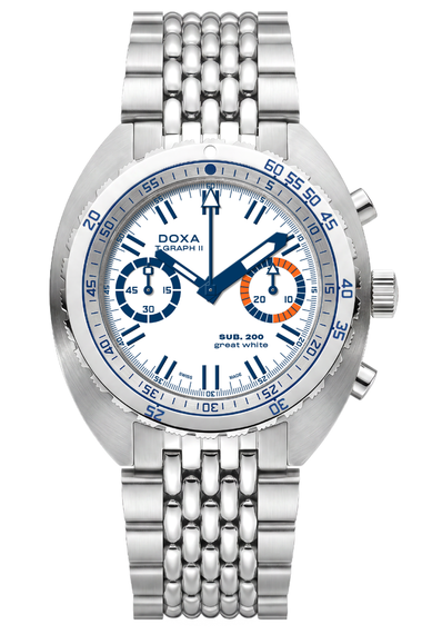 Doxa SUB T.GRAPH II 'Great White' Topper Edition 806.10.011.10-SE9