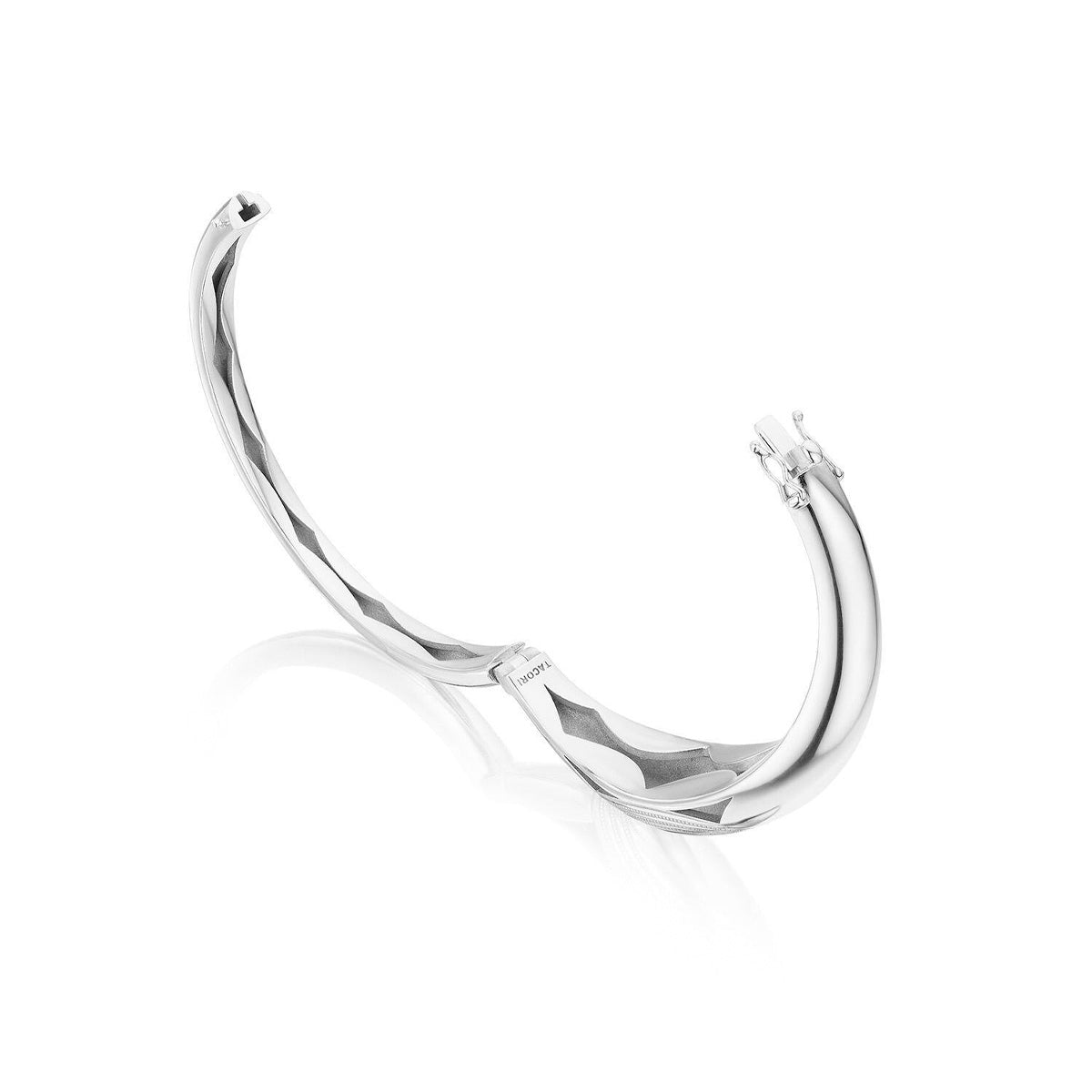 Tacori Crescent Eclipse High Polish Silver Domed Bangle