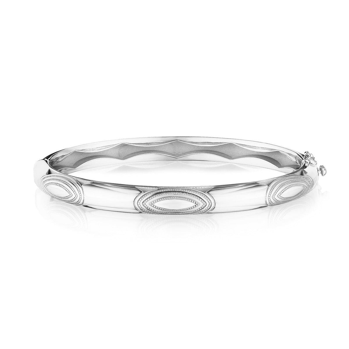 Tacori Crescent Eclipse High Polish Silver Bangle