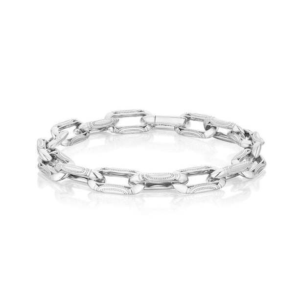 Tacori Crescent Eclipse High Polish Silver Link Bracelet