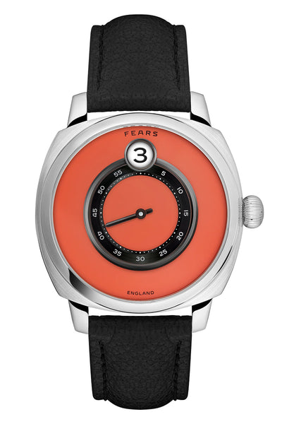 Fears Brunswick 40.5 Jump Hour Coral Lacquer – Topper Fine Jewelers