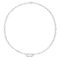 Tacori Crescent Eclipse Silver Link Pendant Necklace