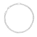 Tacori Crescent Eclipse High Polish Silver Large Link Necklace