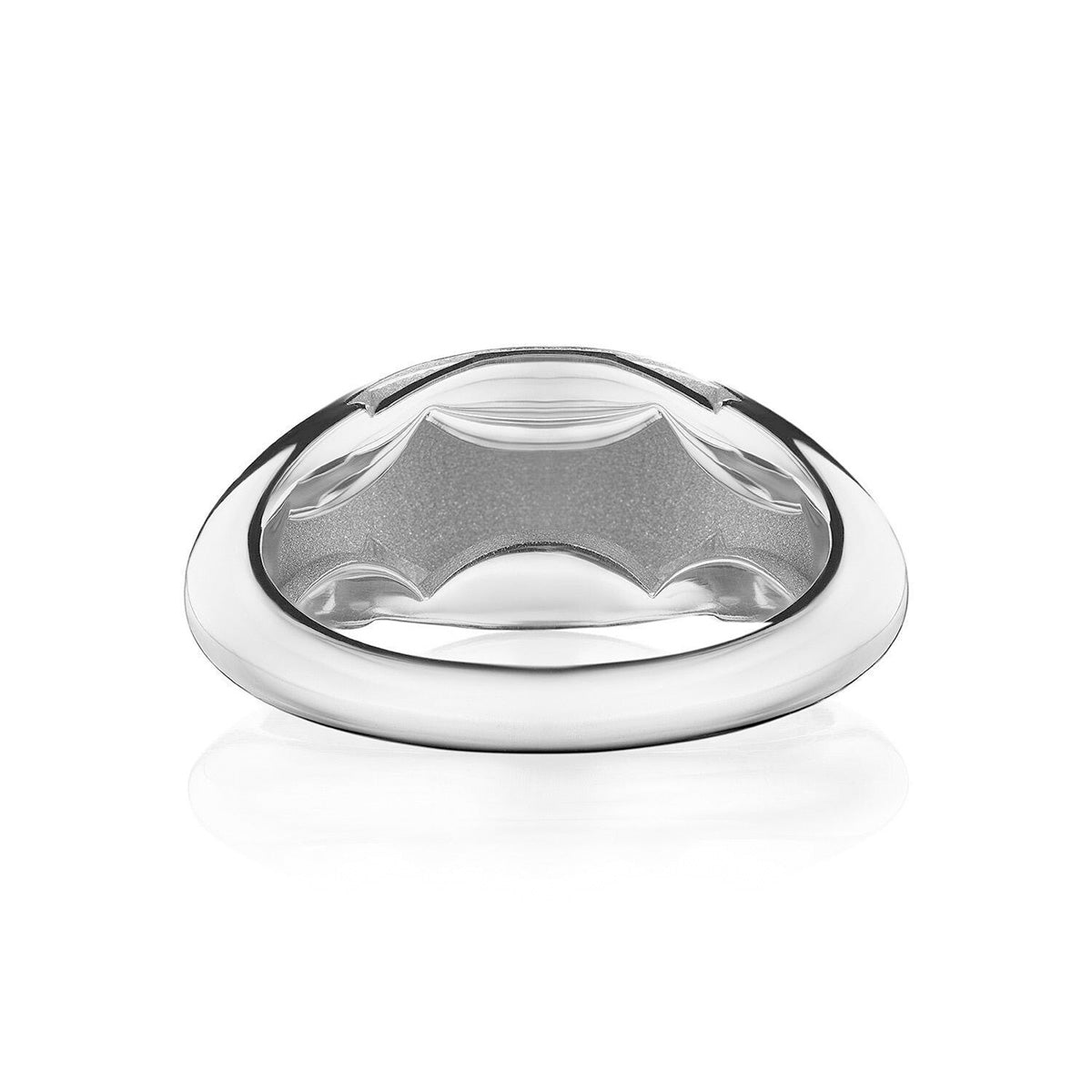 Tacori Crescent Eclipse High Polish Silver Domed Ring