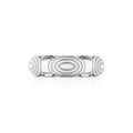 Tacori Crescent Eclipse Milgrain Silver Ring