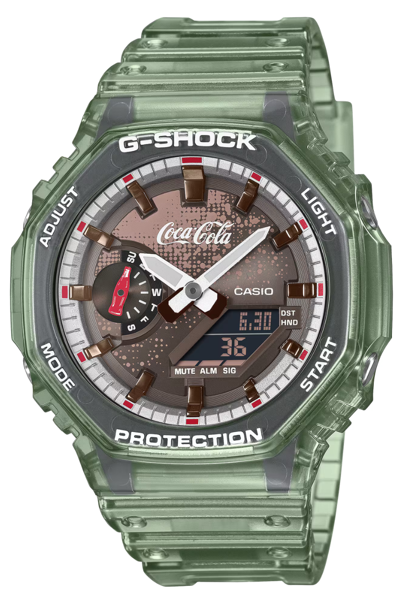 G-Shock 2100 Series Coca-Cola Bottle Green Special Edition GA2100CC-3A