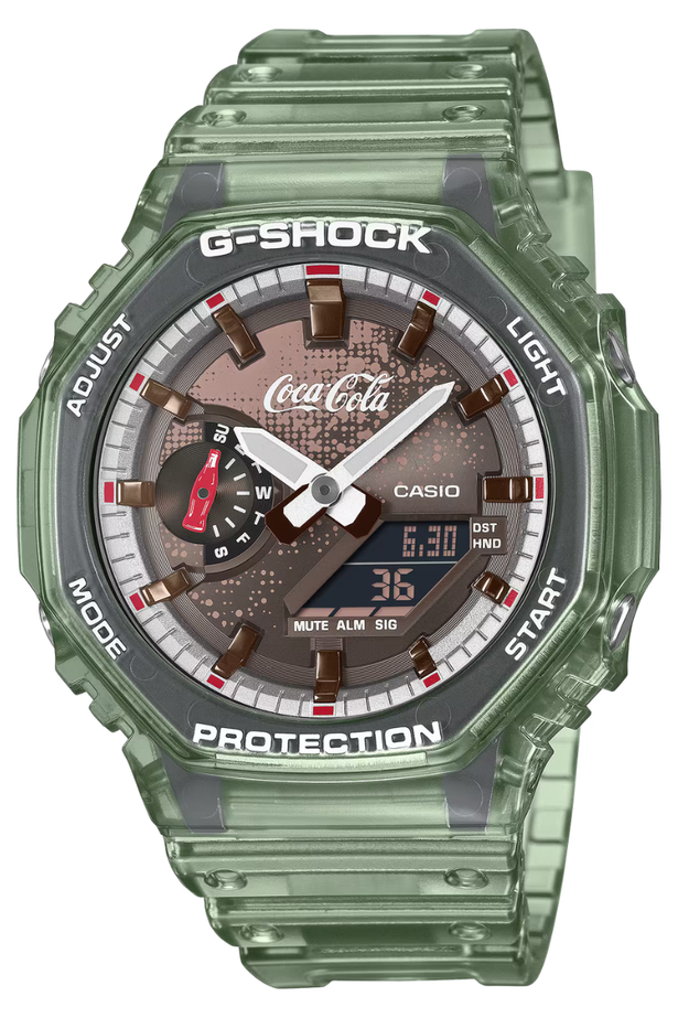 G-Shock 2100 Series Coca-Cola Bottle Green Special Edition GA2100CC-3A